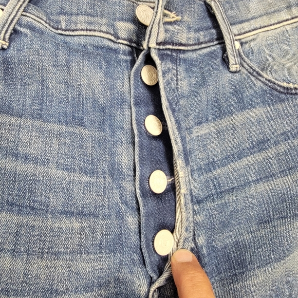 Mother The Stunner Ankle Fray in Graffiti Girl - Picture 13 of 16